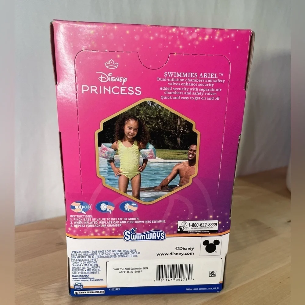 Disney Princess Ariel Swimmies - Pink